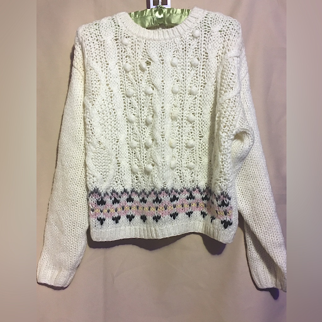 Beautiful Rare Hand Made Sweater